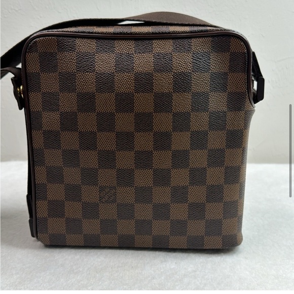 LOUIS VUITTON DAMIER BROWN UNISEX CROSSBODY WITH DUST BAG - Picture 7 of 16